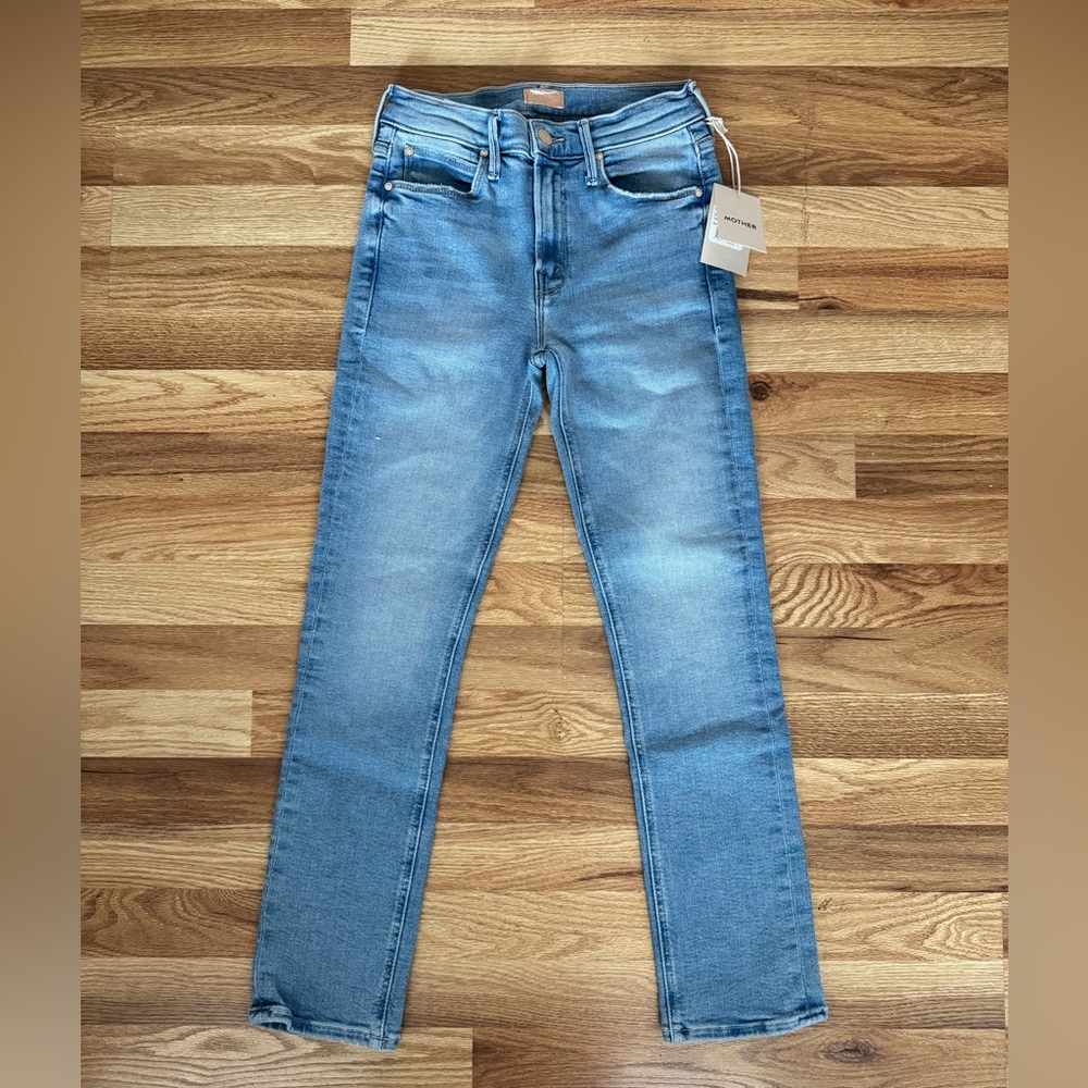 Slim straight MOTHER DENIM Dazzler Ankle jeans, size 24. Wash: Limited Edition